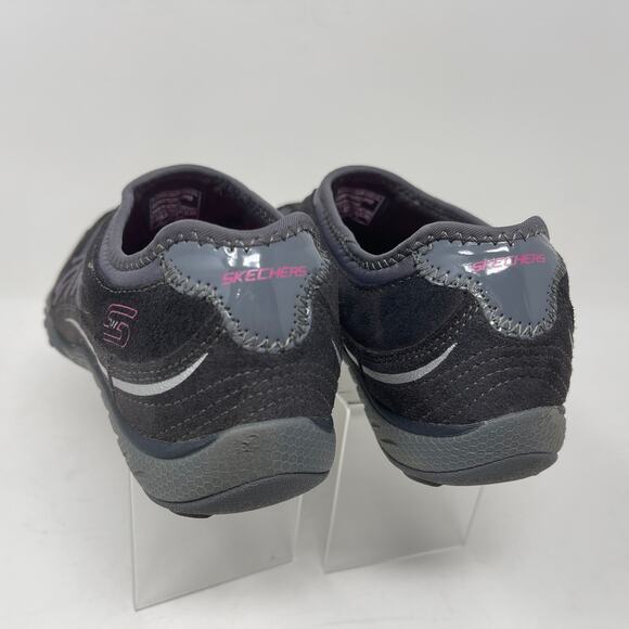Skechers Slip-On Sport Sneakers Relaxed Fit Womens 7 1/2 Gray 82.7=L.3.4 - Picture 6 of 13